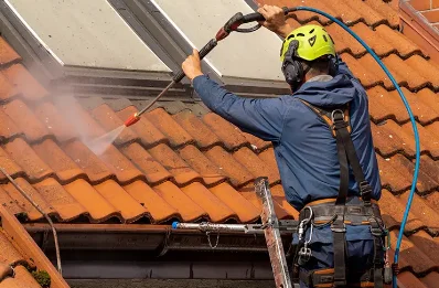 Démoussage et hydrofuge de toiture à Rouairoux